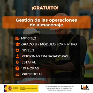 Curso de Gestión de las operaciones de almacenaje para trabajadores - Link Formación