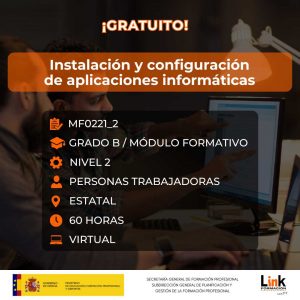 Curso de Instalación y configuración de aplicaciones informáticas para trabajadores - Link Formación