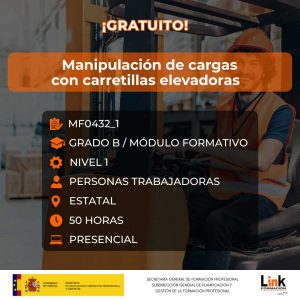 Curso de Manipulación de cargas con carretillas elevadoras para trabajadores - Link Formación