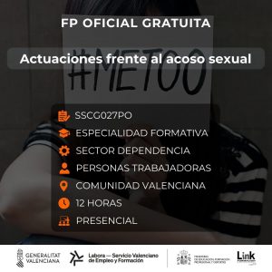 Curso de Actuaciones frente al acoso sexual para trabajadores - Link Formación