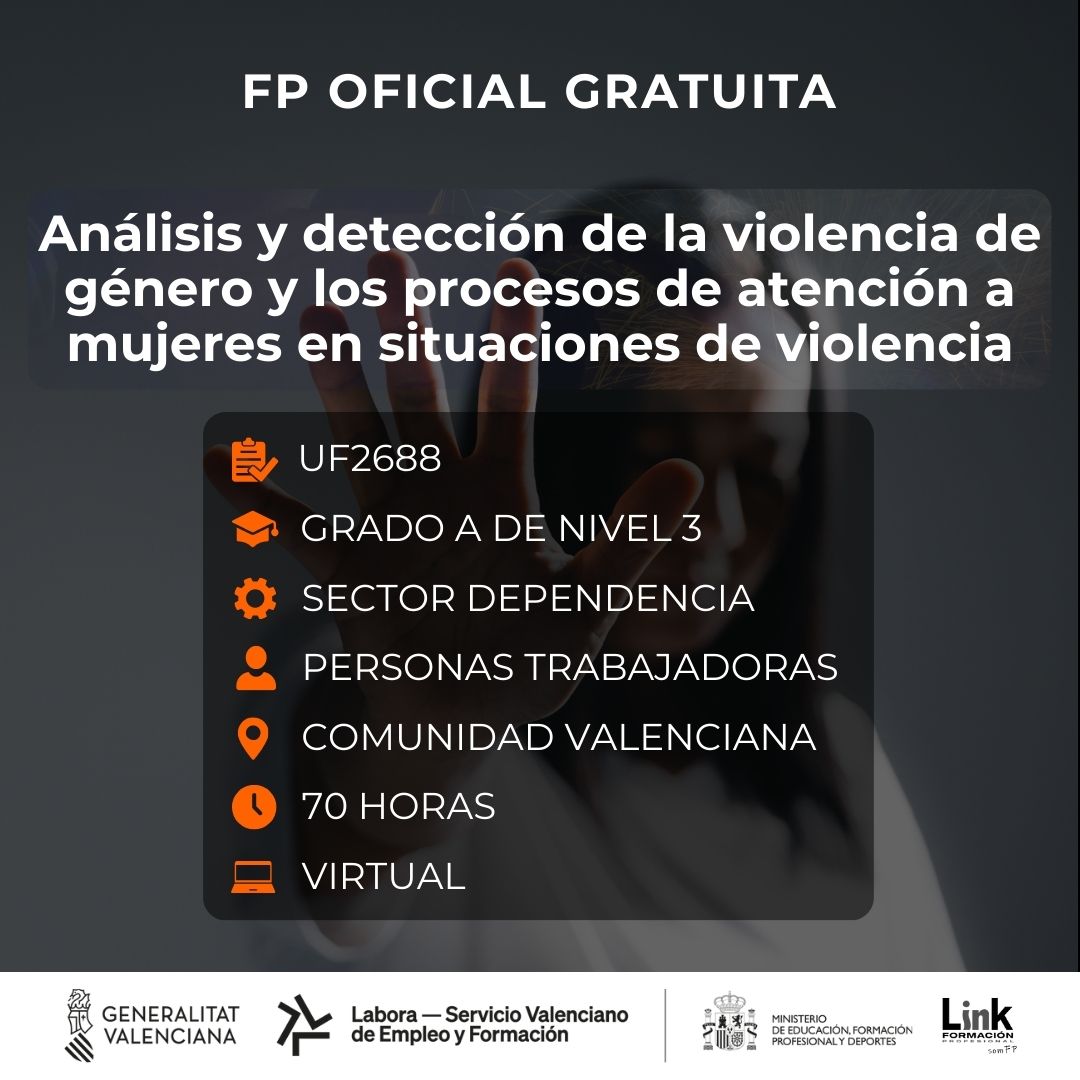 Curso de Análisis y detección de la violencia de género y los procesos de atención a mujeres en situaciones de violencia para trabajadores - Link Formación