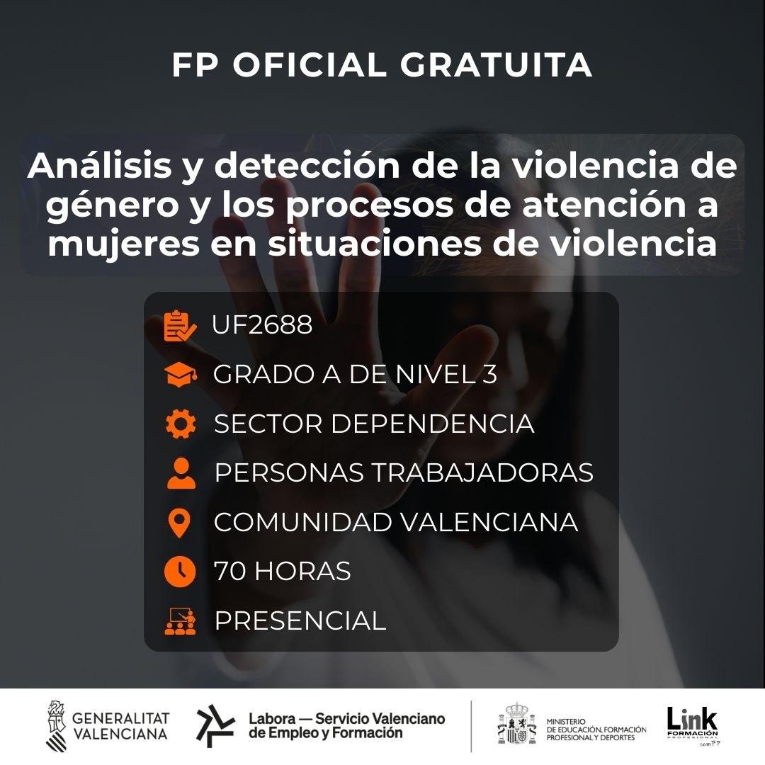 Curso de Análisis y detección de la violencia de género y los procesos de atención a mujeres en situaciones de violencia para trabajadores - Link Formación