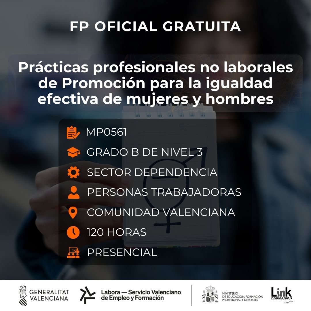 Curso de Promoción para la igualdad efectiva de mujeres y hombres para trabajadores - Link Formación