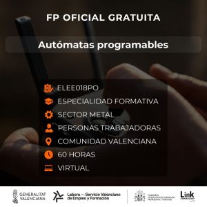 Curso de Autómatas programables para trabajadores - Link Formación
