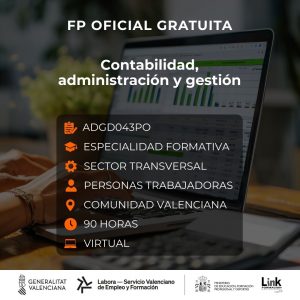Curso de Contabilidad, administración y gestión para trabajadores - Link Formación