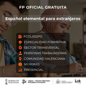 Curso de Español elemental para extranjeros para trabajadores - Link Formación