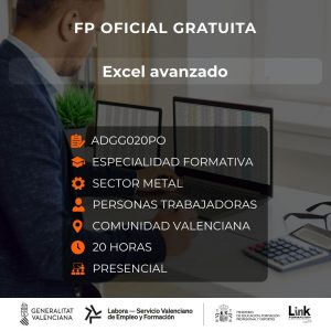 Curso de Excel avanzado para trabajadores - Link Formación