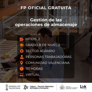Curso de Gestión de las operaciones de almacenaje para trabajadores - Link Formación