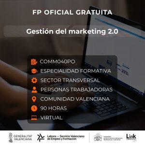 Curso de Gestión del marketing 2.0 para trabajadores - Link Formación