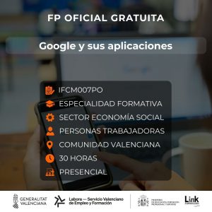 Curso de Google y sus aplicaciones para trabajadores - Link Formación