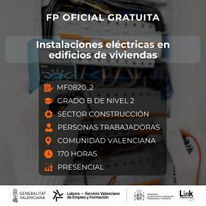 Curso de Instalaciones eléctricas en edificios de viviendas para trabajadores - Link Formación