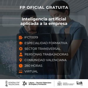 Curso de Inteligencia artificial aplicada a la empresa para trabajadores - Link Formación
