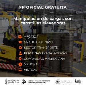 Curso de Manipulación de cargas con carretillas elevadoras para trabajadores - Link Formación