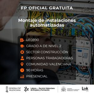 Curso de Montaje de instalaciones automatizadas para trabajadores - Link Formación