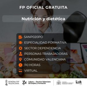 Curso de Nutrición y dietética para trabajadores - Link Formación