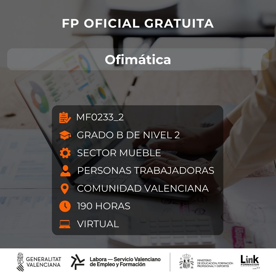 Curso de Ofimática para trabajadores - Link Formación