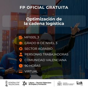 Curso de Optimización de la cadena logística para trabajadores - Link Formación