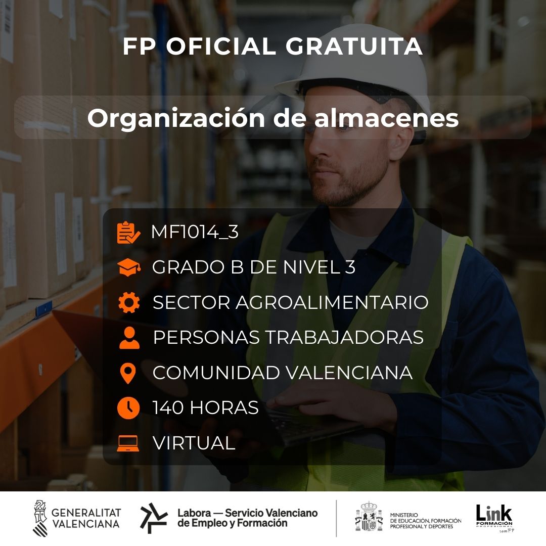 Curso de Organización de almacenes para trabajadores - Link Formación