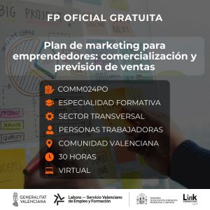 Curso de Plan de marketing para emprendedores para trabajadores - Link Formación