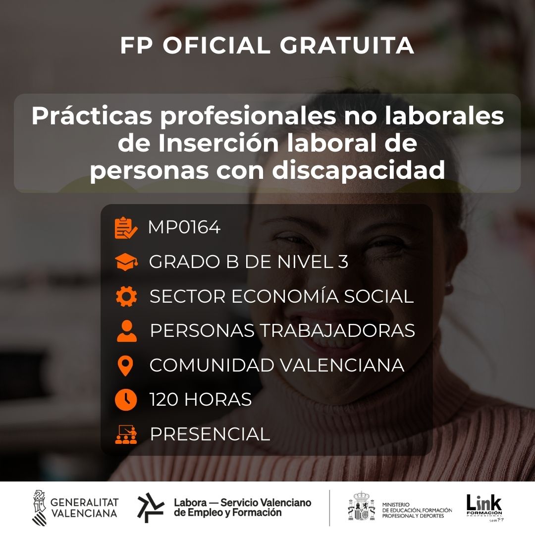 Curso de Inserción laboral de personas con discapacidad para trabajadores - Link Formación