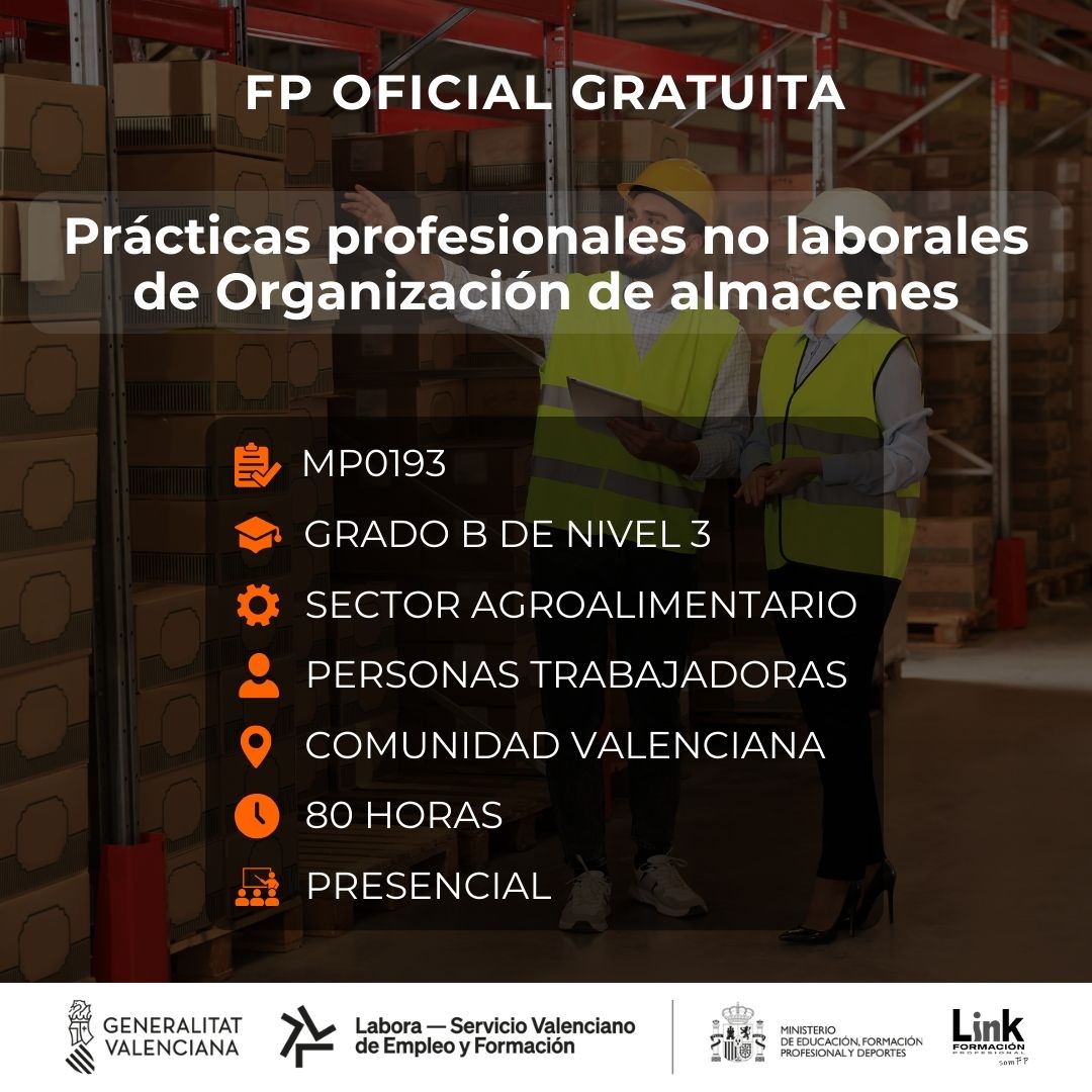 Curso de Organización de almacenes para trabajadores - Link Formación