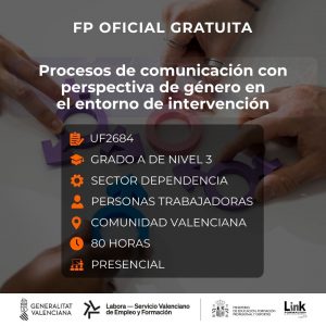 Curso de Procesos de comunicación con perspectiva de género en el entorno de intervención para trabajadores - Link Formación