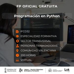 Curso de Programación en Python para trabajadores - Link Formación