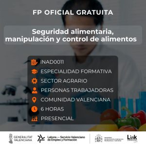 Curso de Seguridad alimentaria para trabajadores - Link Formación