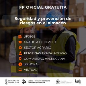 Curso de Seguridad y prevención de riesgos en el almacén para trabajadores - Link Formación