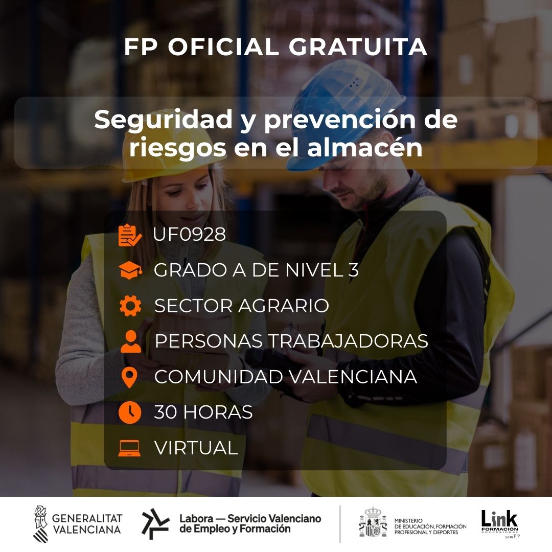 Curso de Seguridad y prevención de riesgos en el almacén para trabajadores - Link Formación