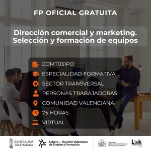 Curso de Dirección comercial y marketing para trabajadores - Link Formación