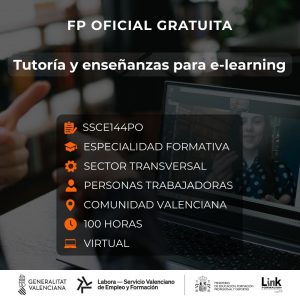 Curso de Tutoría y enseñanzas para e-learning para trabajadores - Link Formación