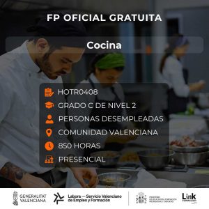 Curso de Cocina para desempleados - Link Formación