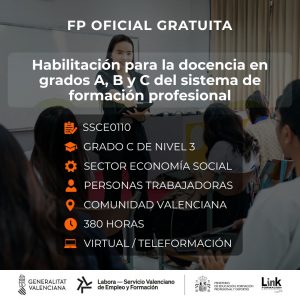 Curso de Habilitación para la docencia para trabajadores - Link Formación