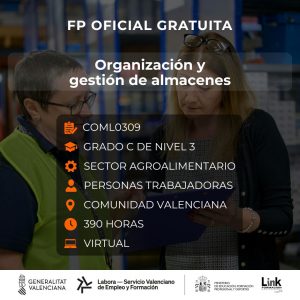 Curso de Organización y gestión de almacenes para trabajadores - Link Formación
