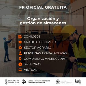 Curso de Organización y gestión de almacenes para trabajadores - Link Formación