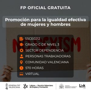 Curso de Promoción para la igualdad para trabajadores - Link Formación